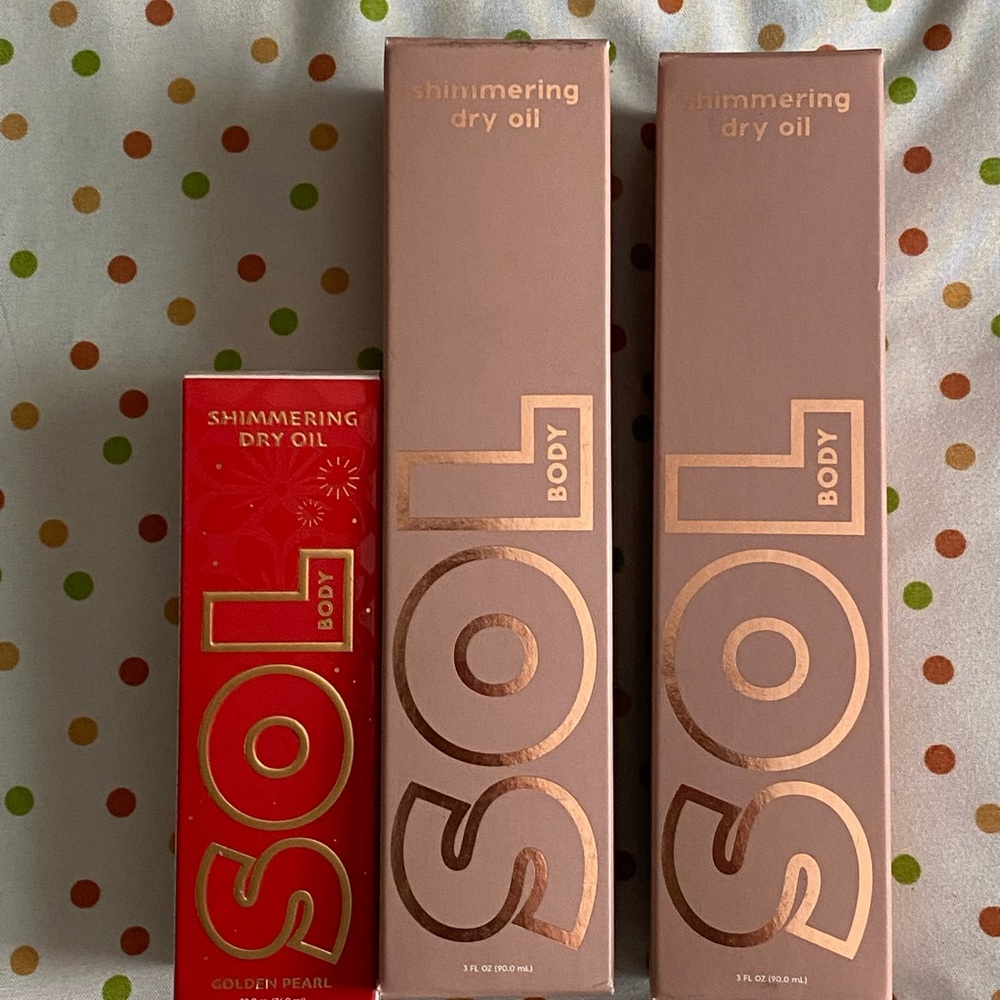 Sol Body Dry shimmering body oil